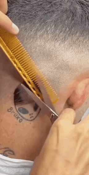 个性的发型见过不少，但是，如此有创意的谁见过？