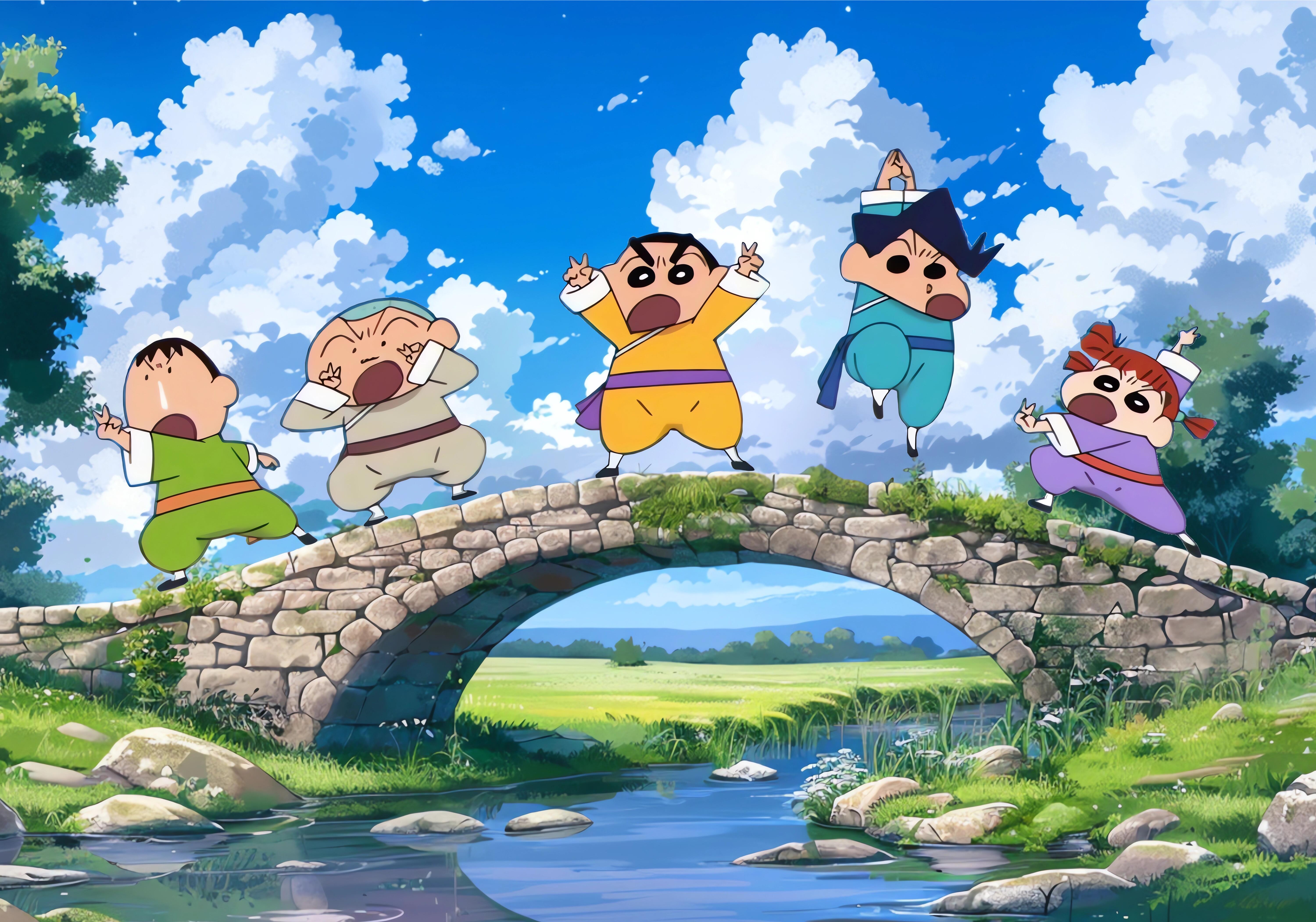 蜡笔小新iPad 平板 电脑 壁纸 