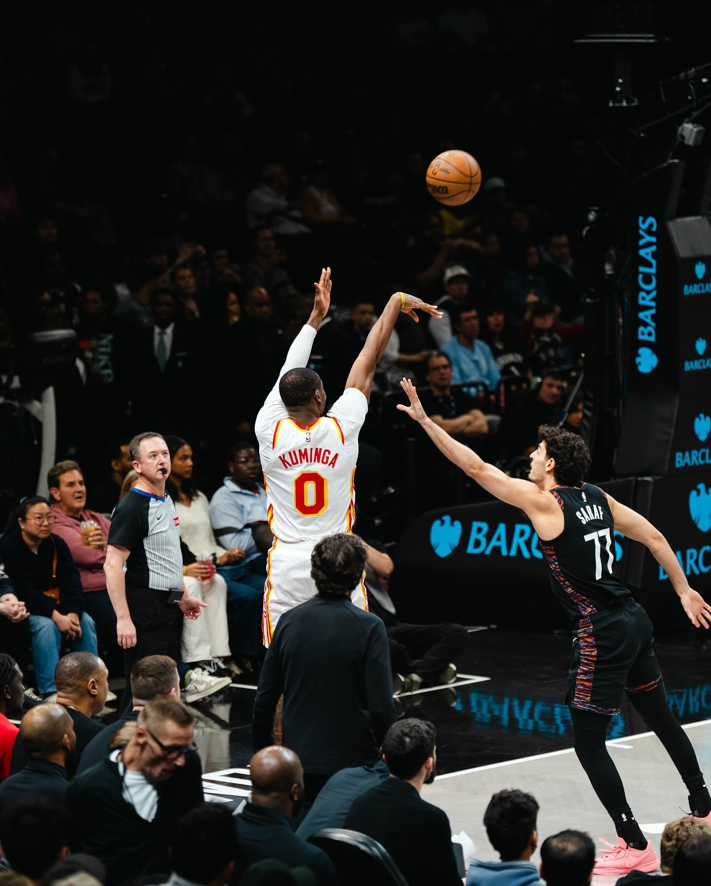 上一场三分3中3，这一场4中0……库明加