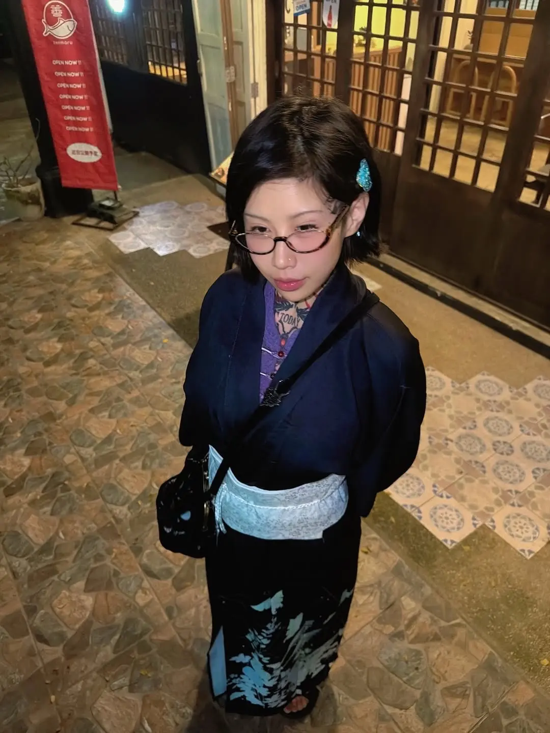 和服风次元 日本和服穿搭 cos艺术家 今日份日式穿搭 暗黑系ins风