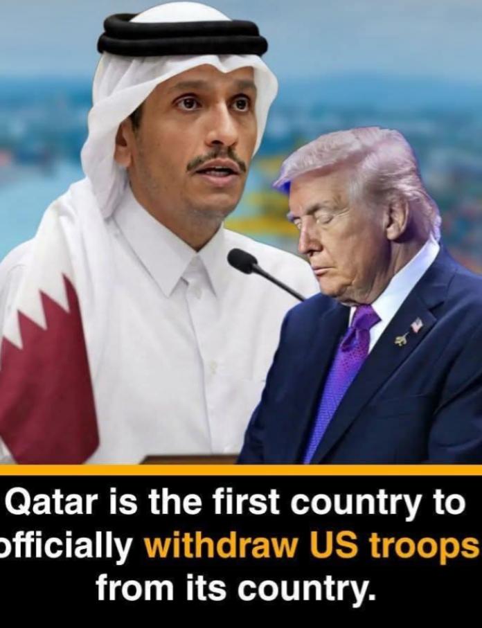 卡塔尔决定撤出驻扎在该地区美军，成为首个采取此举的海湾国家

卡塔尔干了件大事，