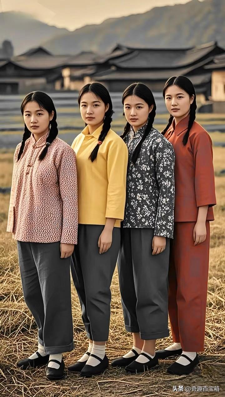 四姐妹老照片曝光！哪个年代的穿搭最戳你?从60s到90s，哪代穿搭戳中你的审美D
