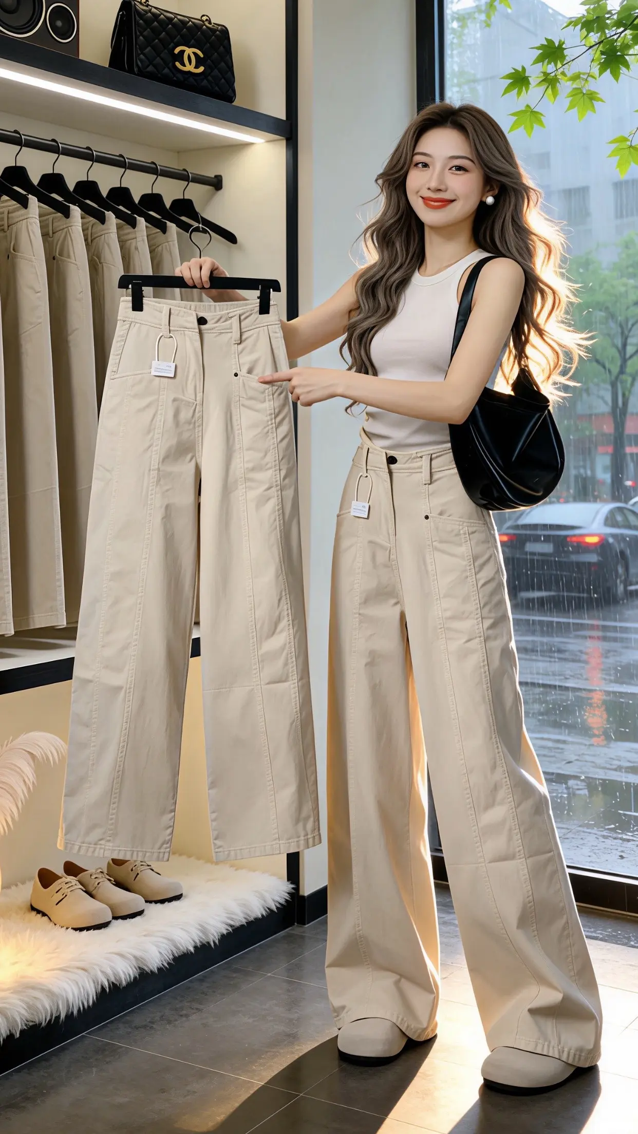 显瘦显高显腿长裤子 百搭神裤人手一条 穿出你的chic风 适合梨形身材...