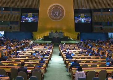 联合国这次，是真的准备“动自己”了。
当地时间3月31日，联合国大会以168票高