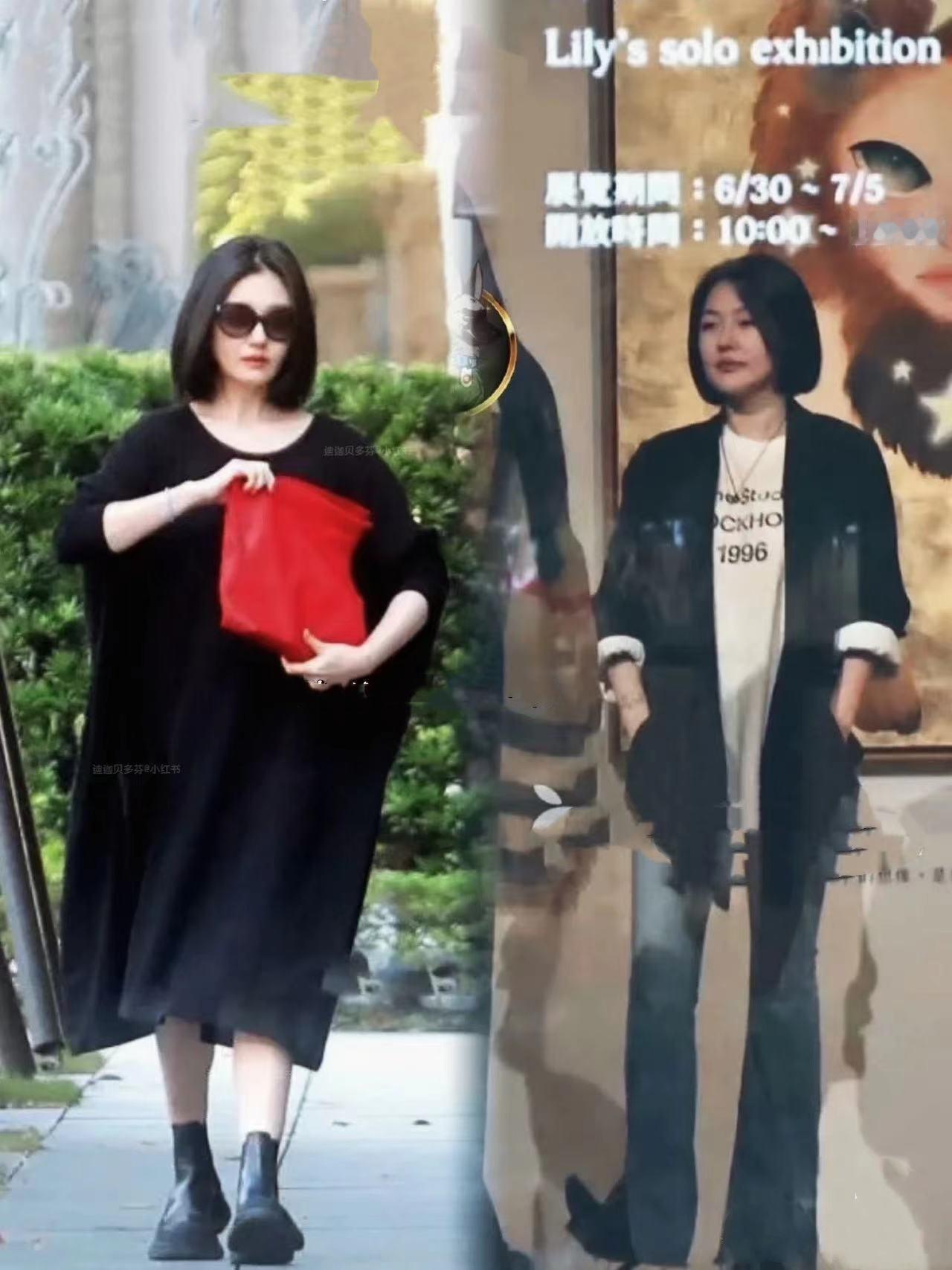 妹妹补上了我人生失落的一角！
近日，在二女儿Lily的画展上，小S时隔4个月才又