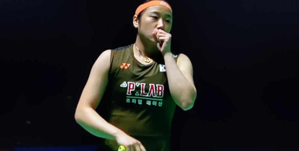 知道弱点在哪又能怎样，27分钟连轰21比8和21比6，安洗莹硬生生把全英公开赛打