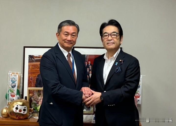 民进党立委王定宇今（13日）在社媒发文叫嚣称，在日本参议院分别与日本自民党议员北