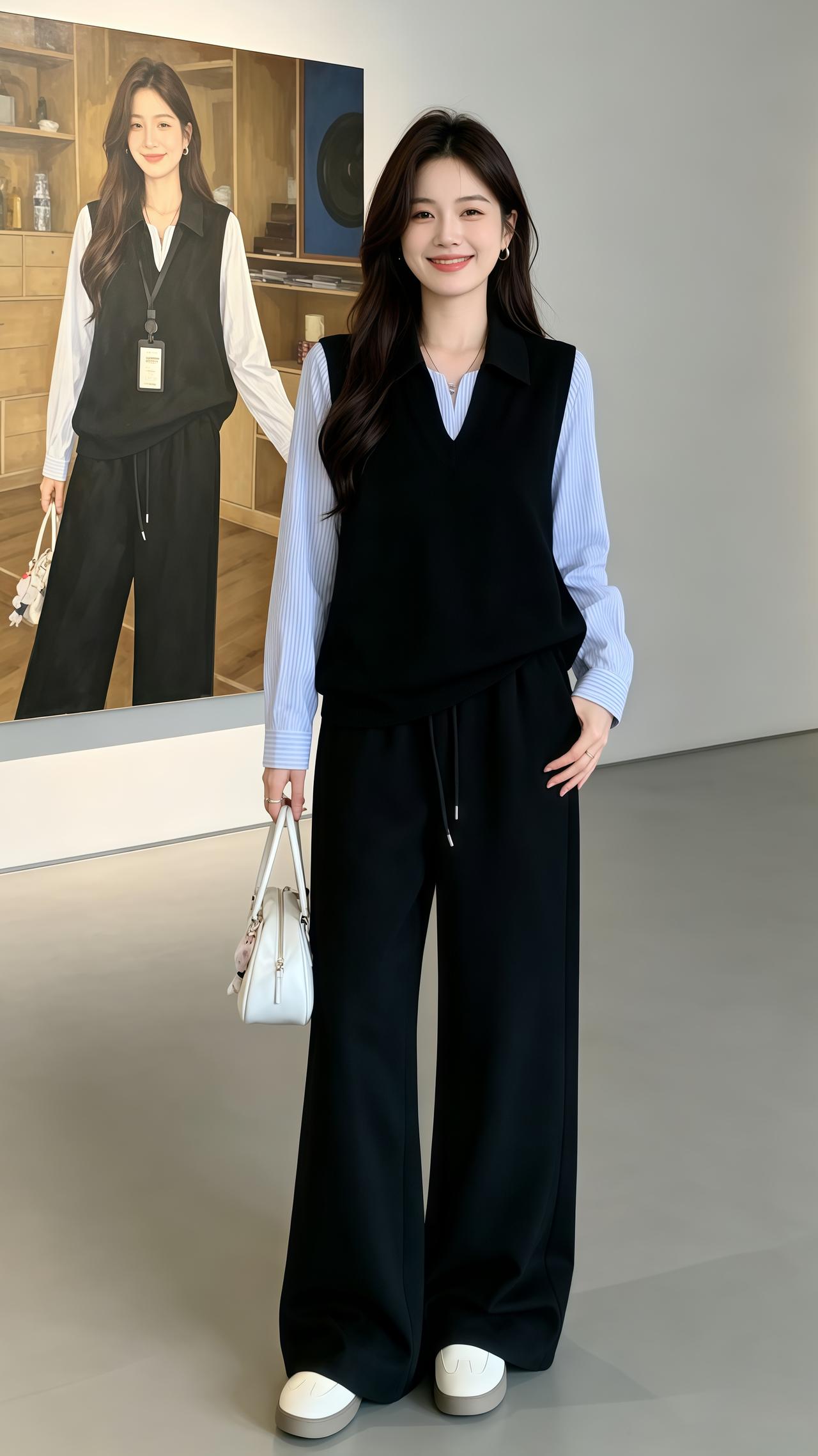 日常通勤穿搭参考 大码女装 秋季穿搭韩系穿搭早秋穿搭