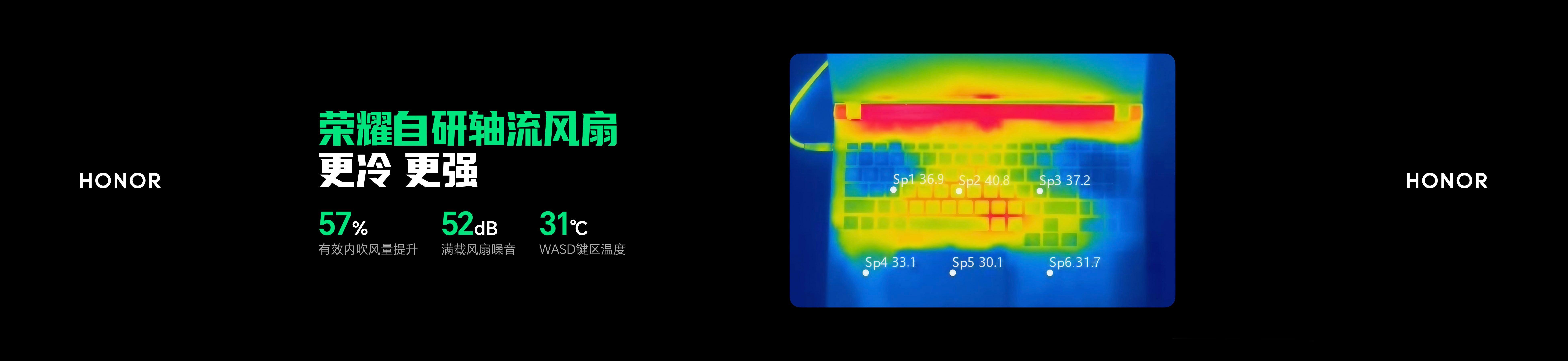 游戏本散热天花板被荣耀掀翻啦！荣耀WIN游戏本搭载自研东风尾喷散热引擎，直接把性