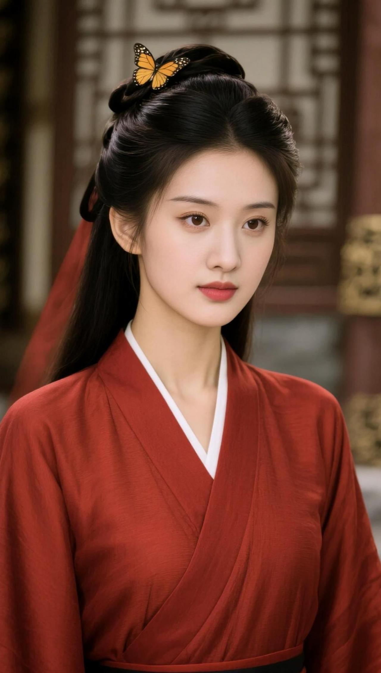 AI红装射箭照 抖音ai创作