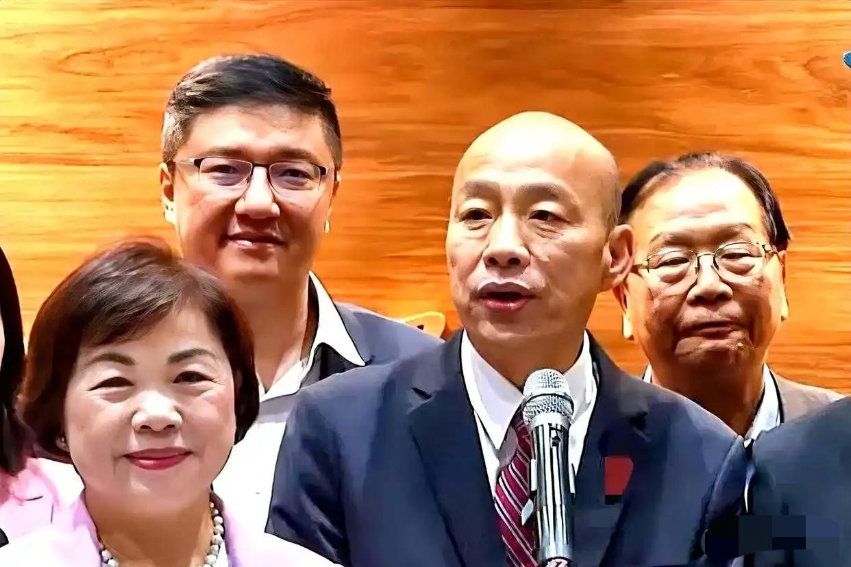 韩国瑜窜访美国回来，在桃园机场那番讲话真是让人无语。他说“强烈感受到美国国会对台
