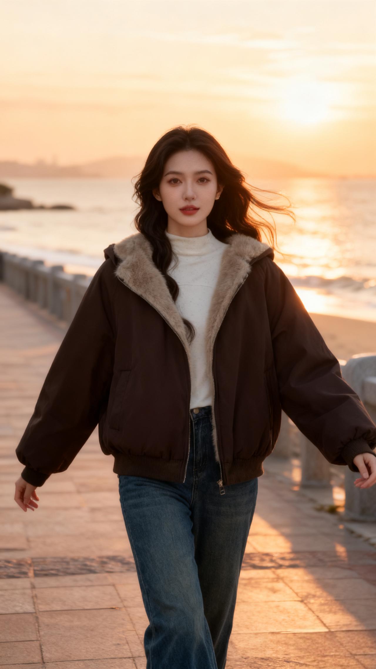 韩系穿搭 冬款穿搭 分享穿搭 保暖外套 穿搭