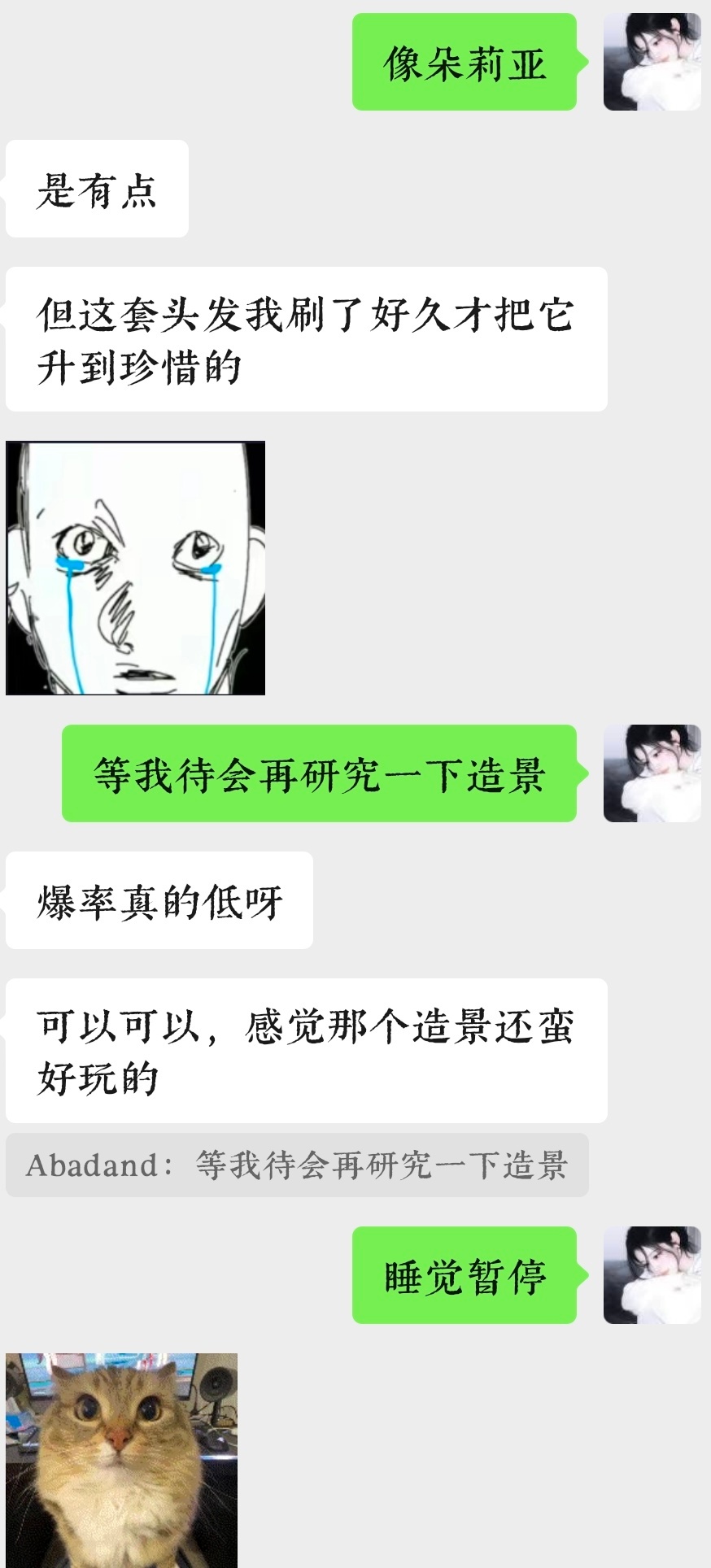 我玩游戏的认真程度： 
