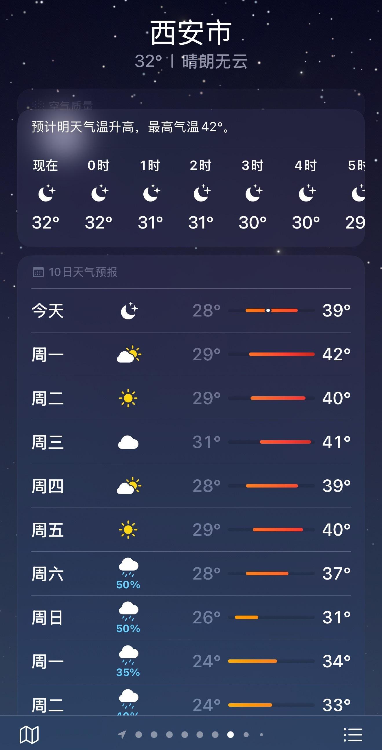 未来一周大范围高温来袭 所以是不是可以不上班了？[doge][doge][dog