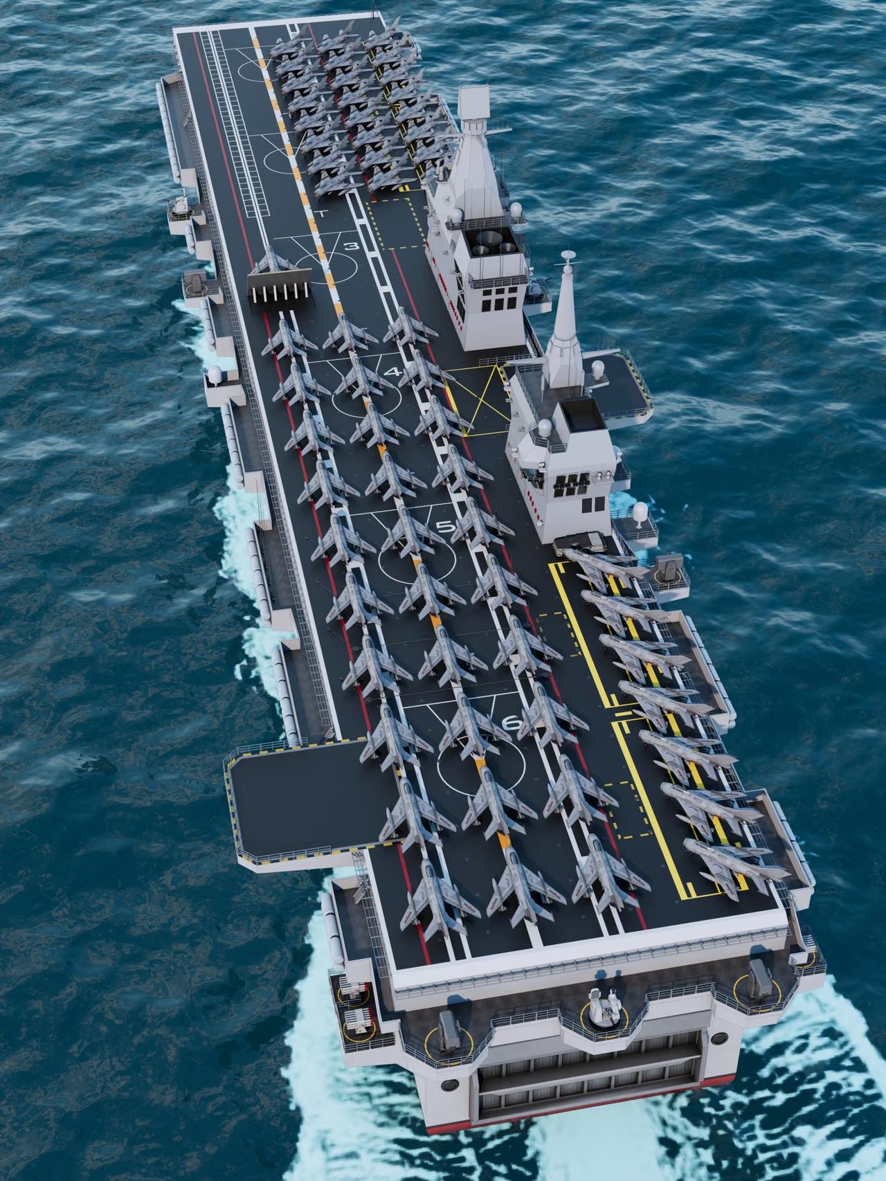 网友真是鬼才，他们都想好了076四川舰的最强攻击模式，不是说无人机母舰吗？那么就