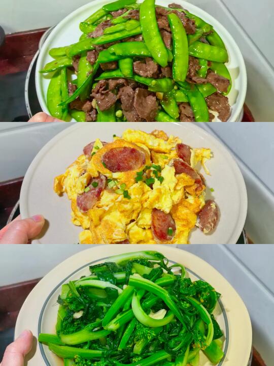在家做饭，不点外卖，腊肠炒鸡蛋惊艳到我了