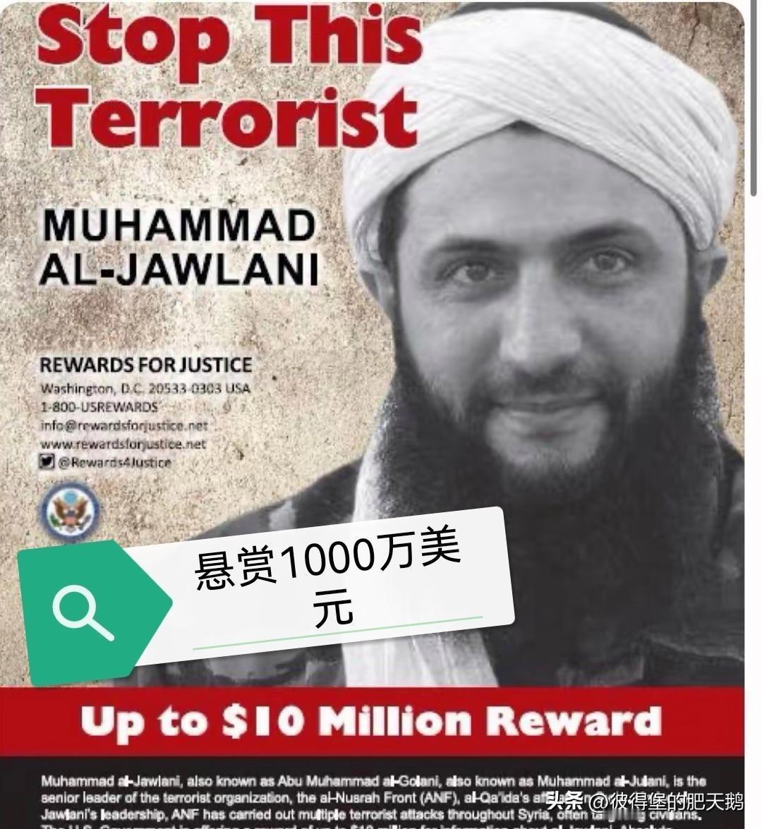 美国、欧盟以及俄罗斯出于各种目的和各自利益正在洗白朱拉尼。

但中国的利益和原则