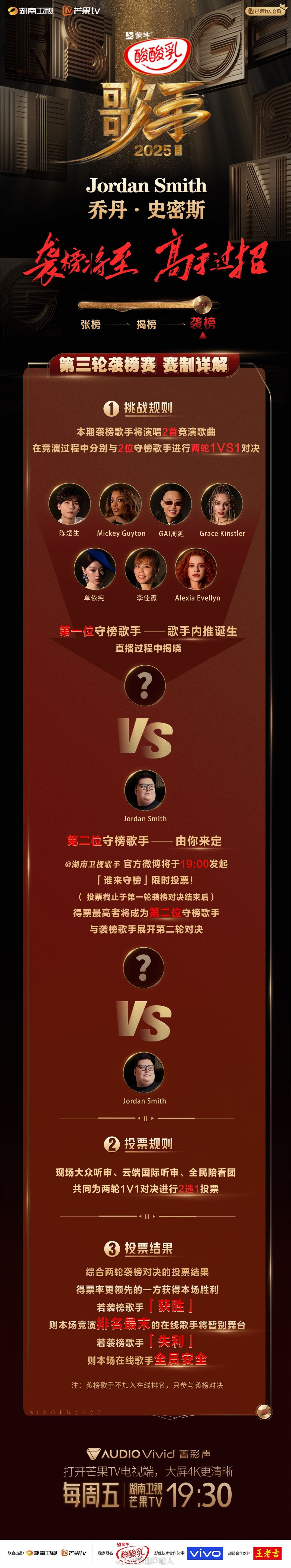 歌手赛制歌手2025第九期守榜歌手歌手2025这哪是比赛？这是神仙下凡团建！今晚