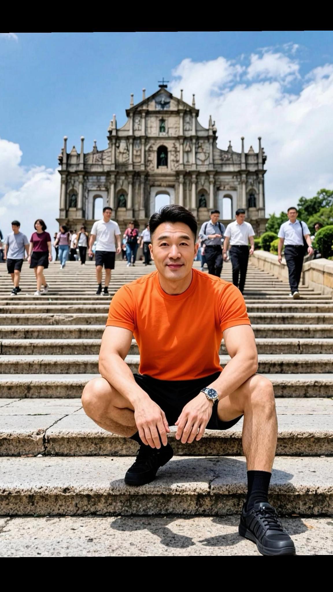 澳门旅行打卡 蓝天白云好天气 旅行随拍记录