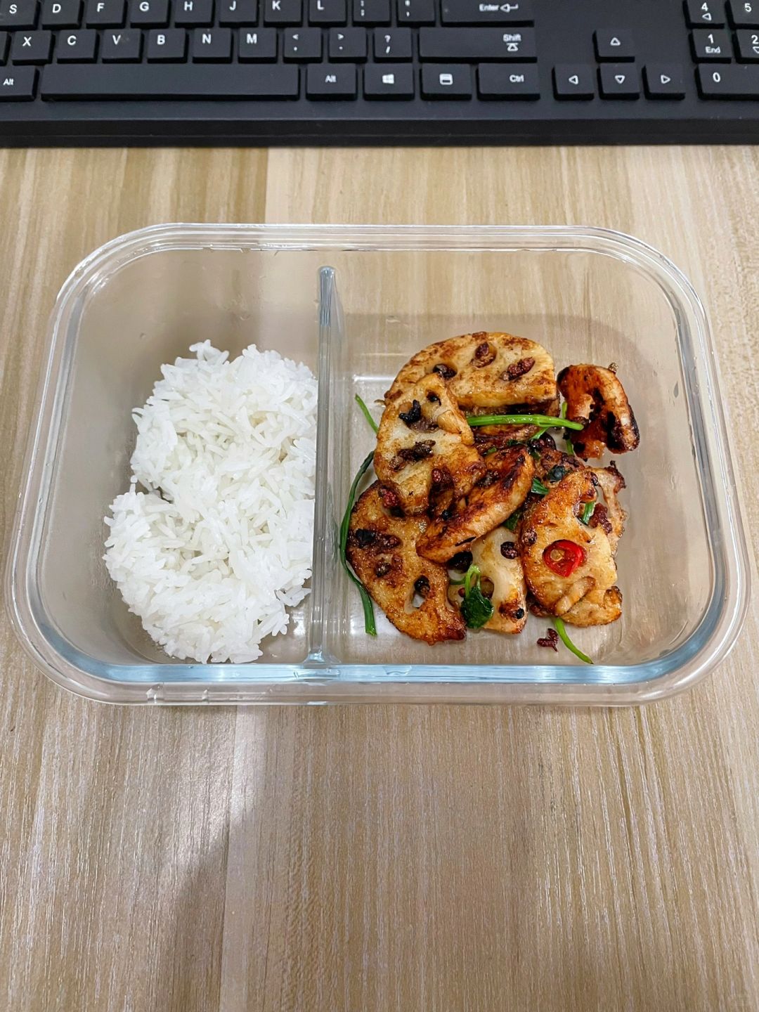 带饭384天，干锅藕片教程来了，快码住做起来