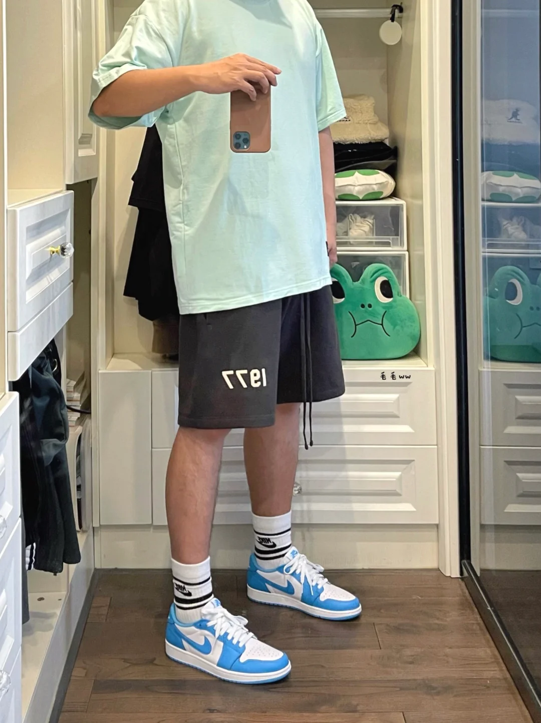 夏季短裤｜蓝色系穿搭