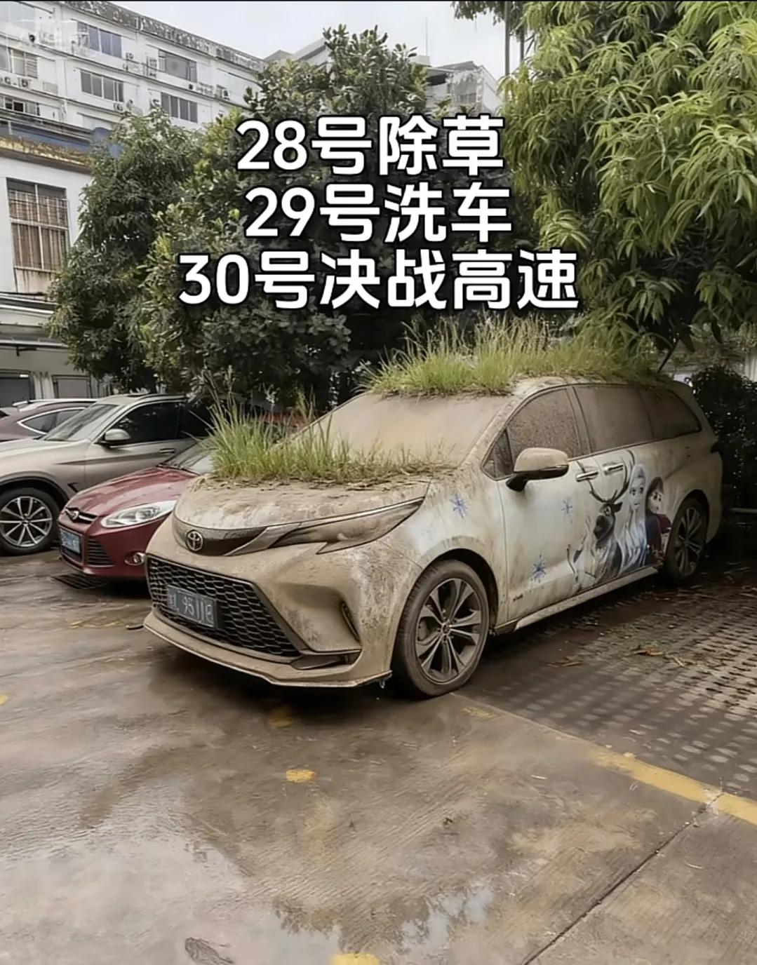 让一让，让一让，一年只用两箱油的车要上路咯？
就问问，要是在高速上碰到这种车，你
