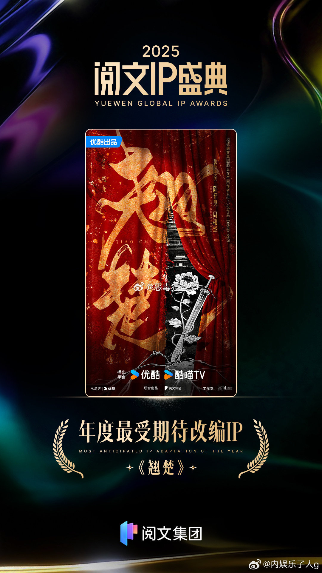 陈都灵已播一番女主剧《雁回时》荣获阅文ip盛典——年度人气改编ip待播一番剧《翘