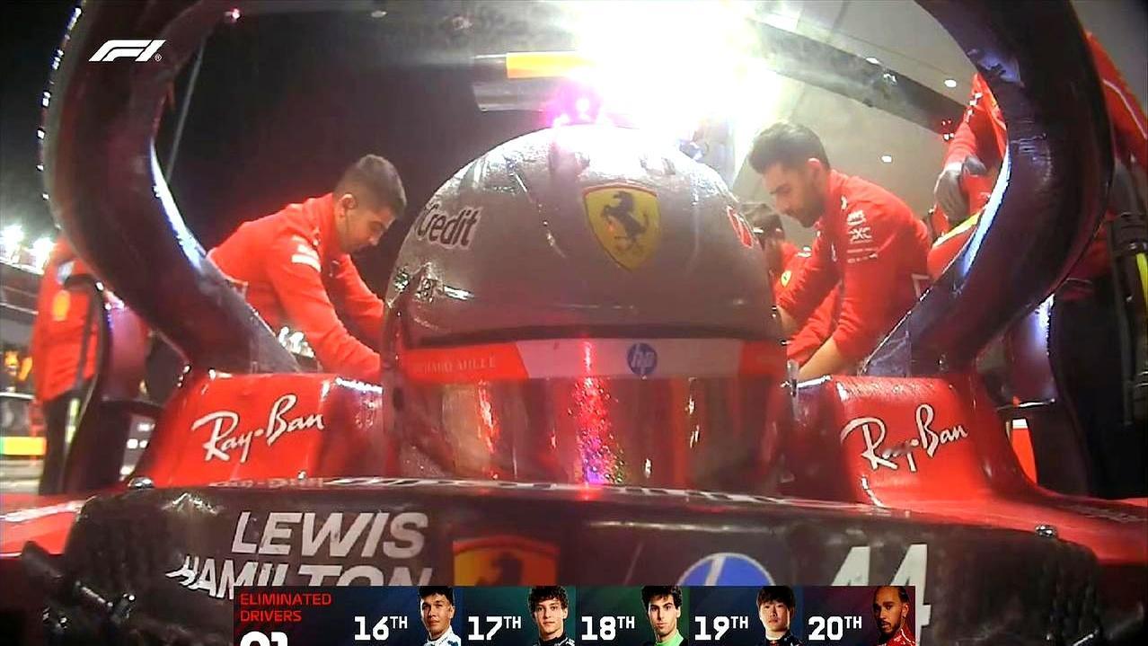 意外吗？雨战排位像大逃杀！汉密尔顿、阿尔本遭遇撞车……  
 

拉斯维加斯站Q