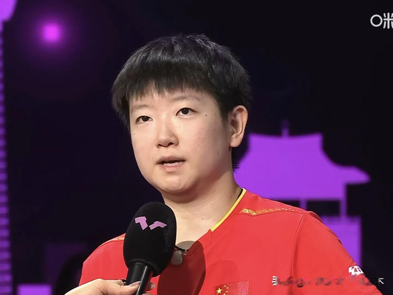 有人说孙颖莎胖了都快跑不动了该减肥了，但孙颖莎用实际行动告诉你这都不是事儿！她仍