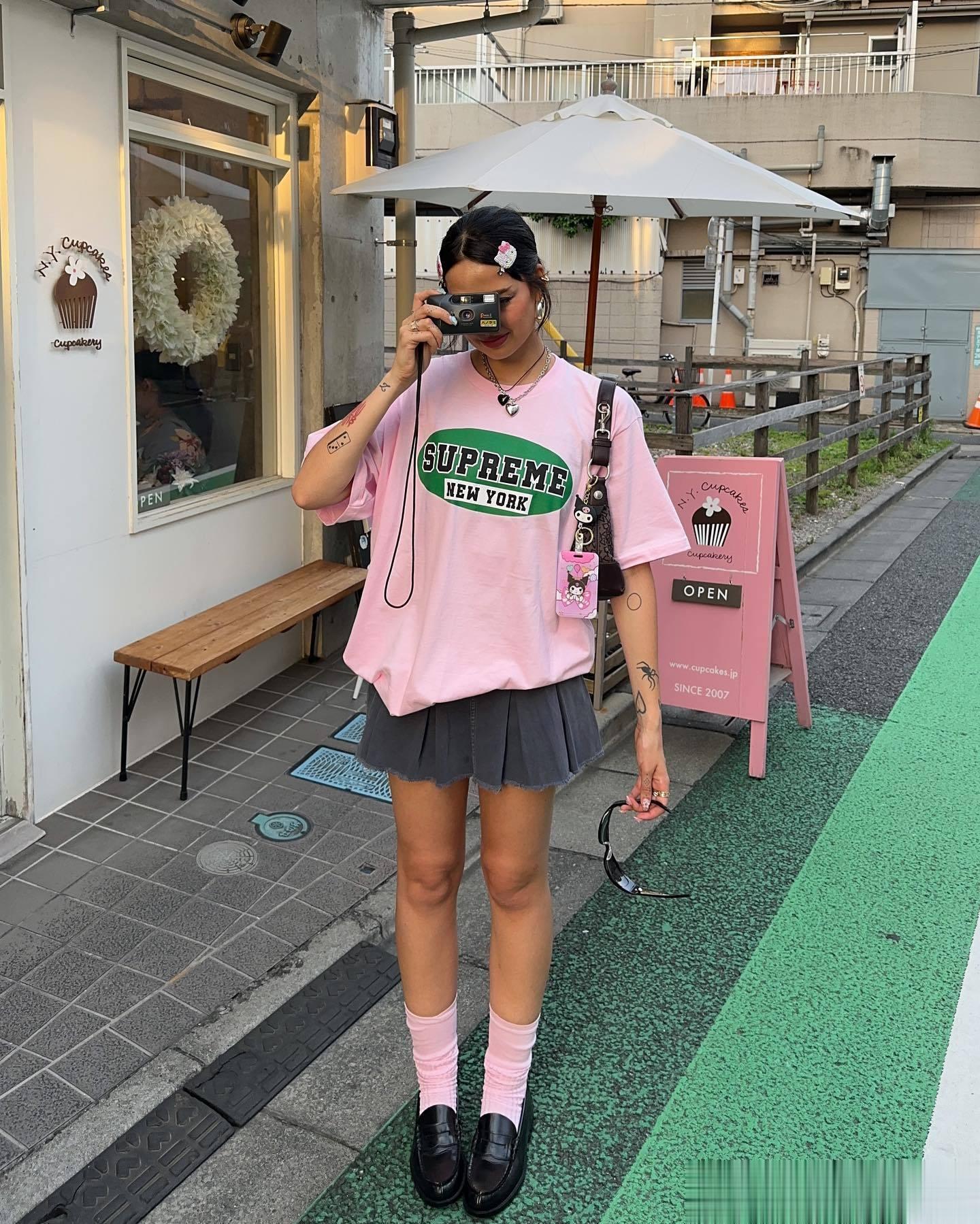 Ines Silva 少女出街的俏皮穿搭#Ins# ​​​