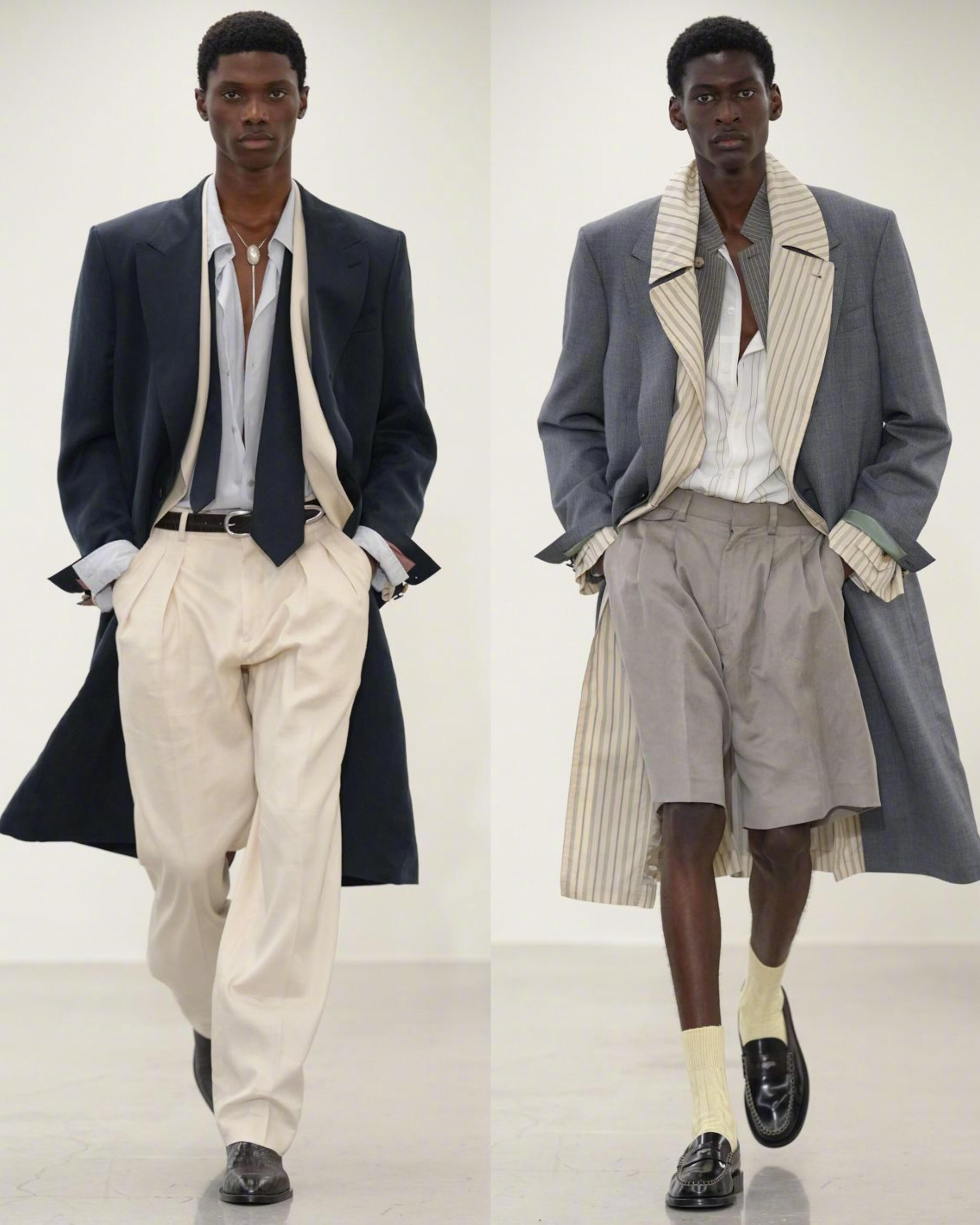 Paul Smith 2027春夏男装系列从90年代档案汲取灵感，以宽松西装、休