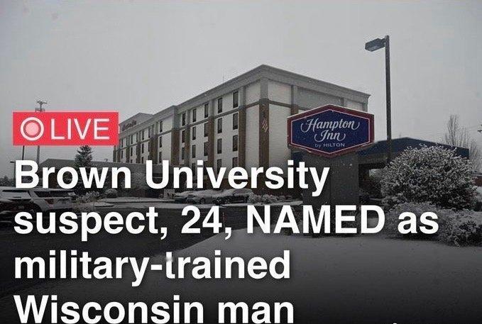 布朗大学校园枪击案在押嫌犯，是24岁白人男性，来自威斯康辛州，美国出生、长大，曾