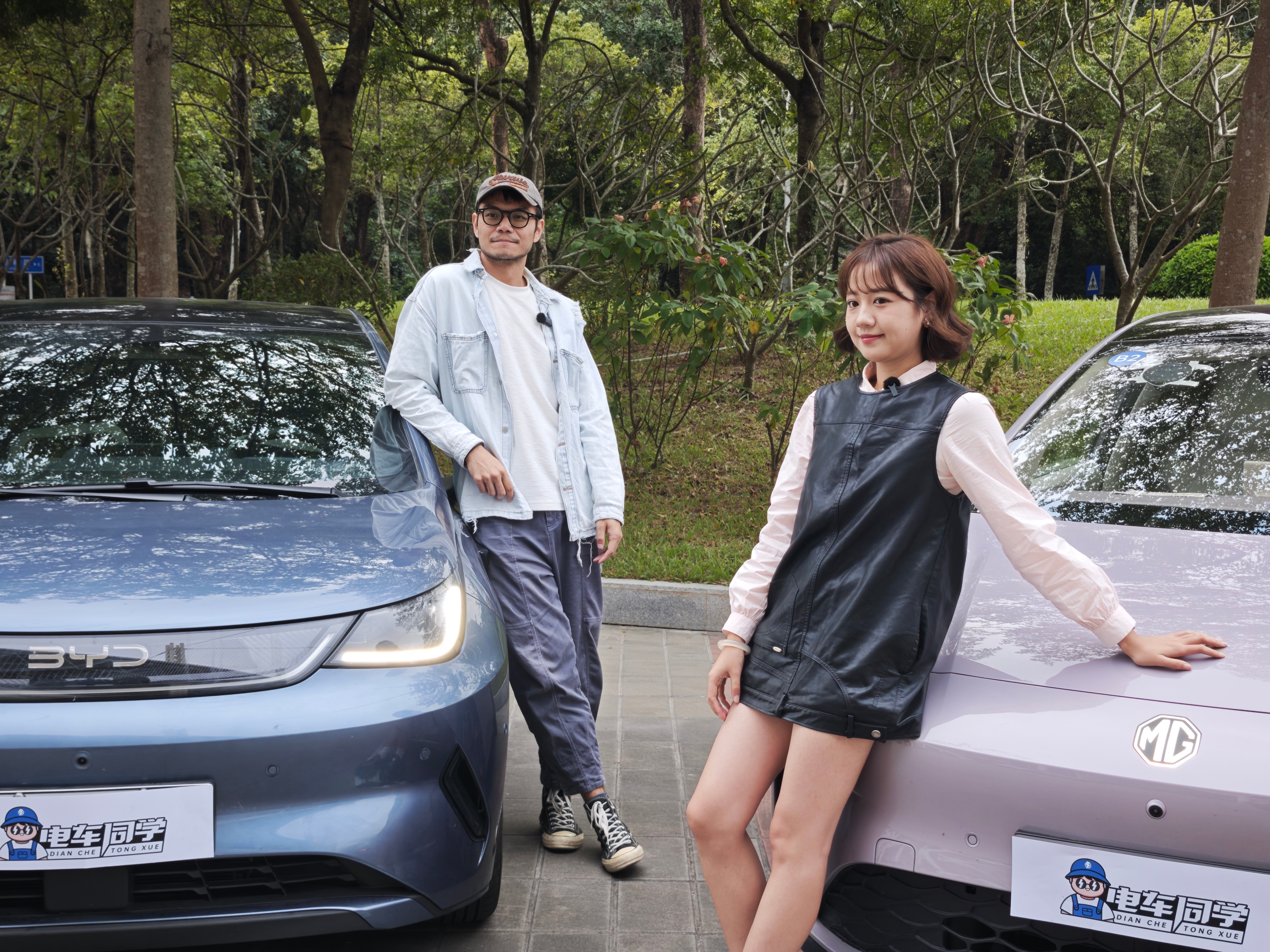 今天和 来测测两台十万级别家用小车的综合能力。我觉得我美丽一点