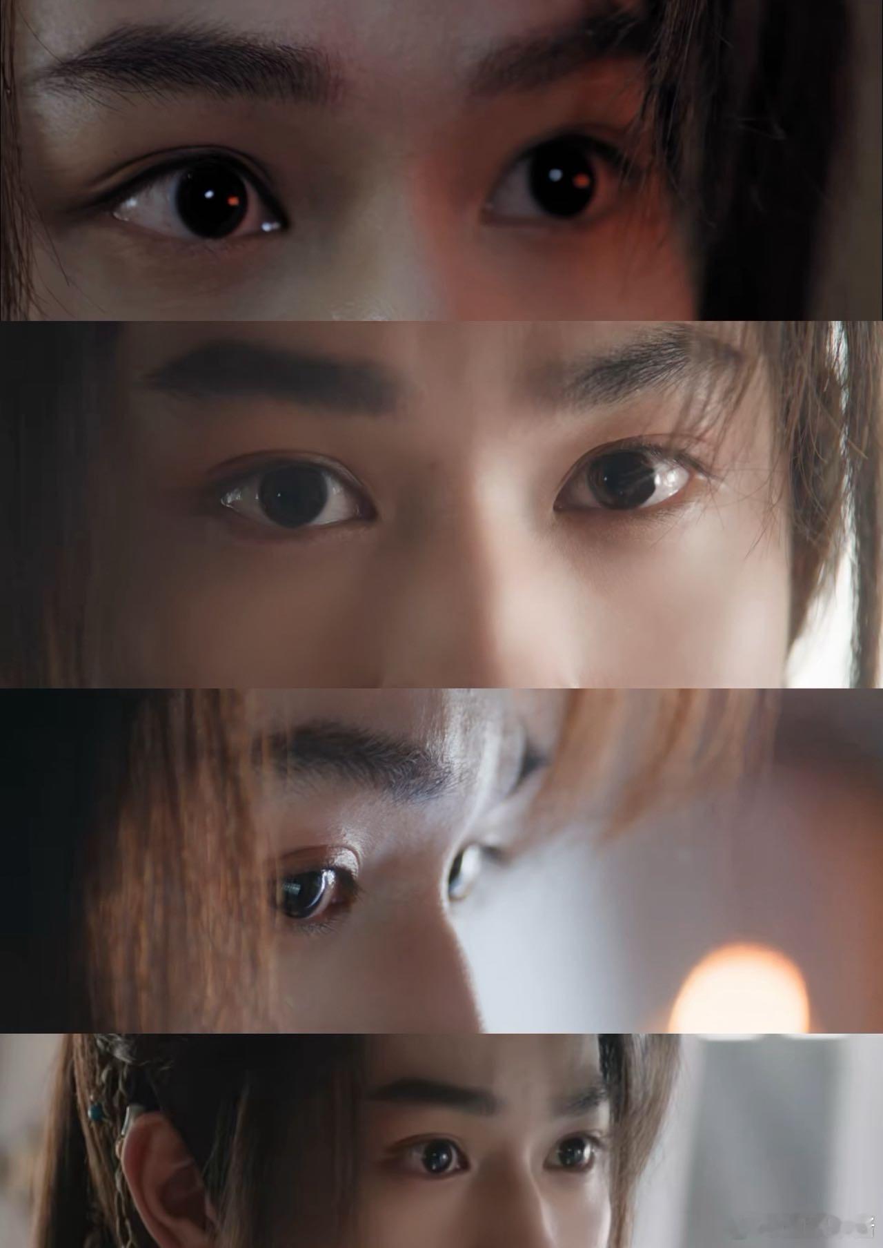 敖子逸原生眼没戴美瞳 导演讲戏时特意强调“我要你眼睛里的光”，而敖子逸给出的答案