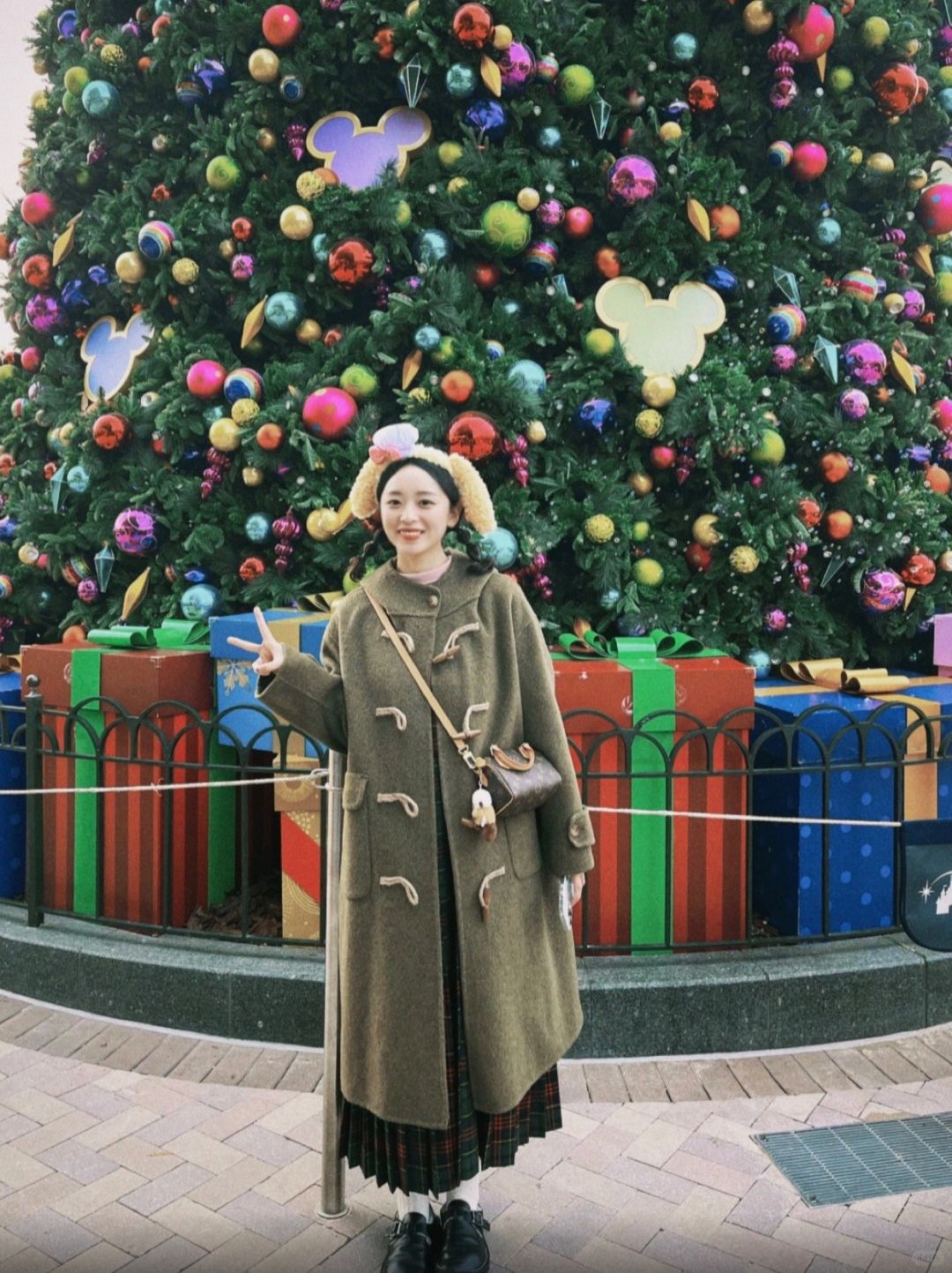 圣诞节当然要去迪士尼啦🎄
