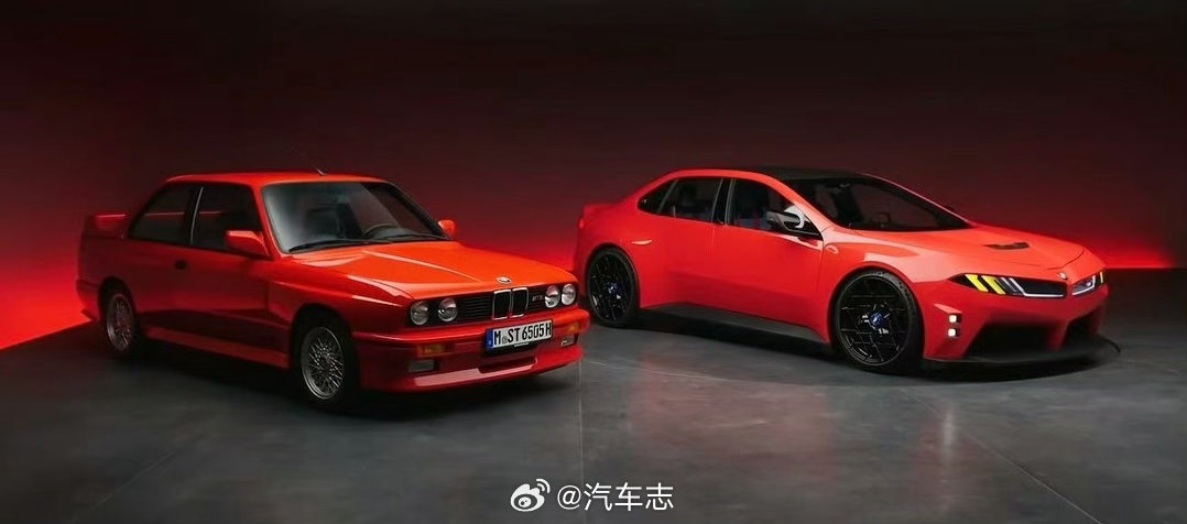 两个时代的M3，一个代表经典，一个代表未来宝马m3