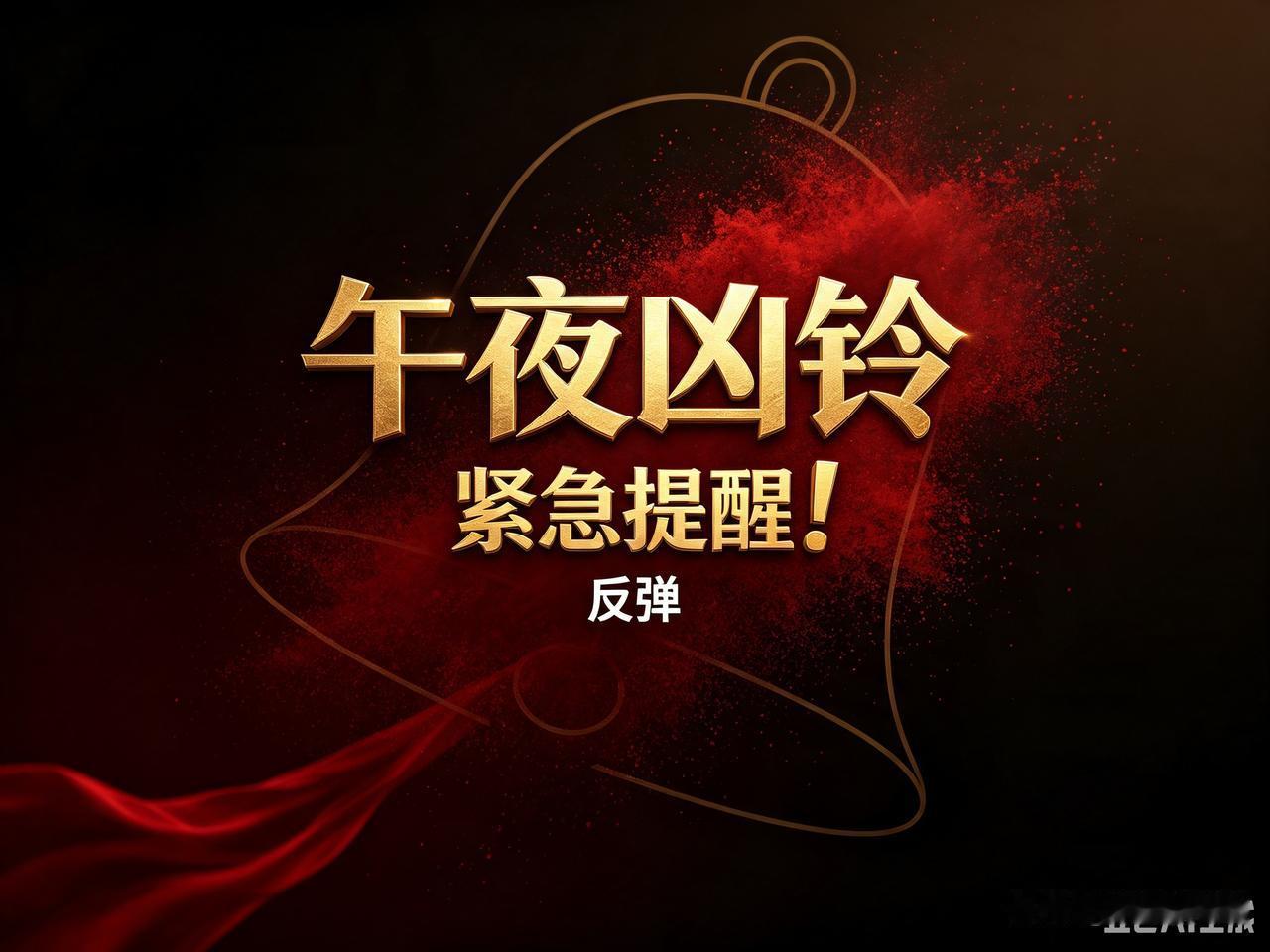 都睡了吗
这条我必须现在发！

明天出现反弹的概率很大，而且力度可能比普通的技术