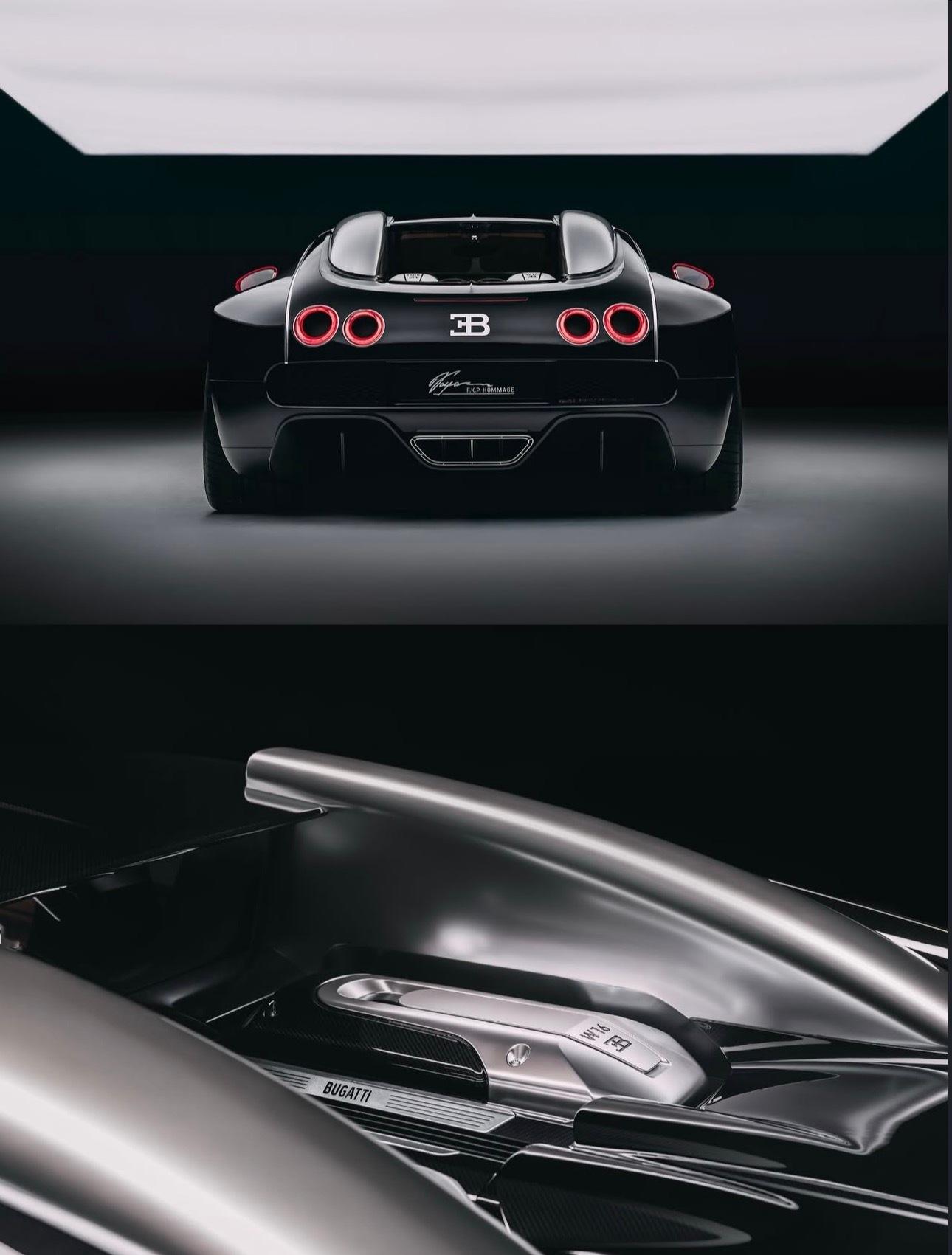 布加迪FKP Hommage，基于Chiron的one-off车型，以终极进化的