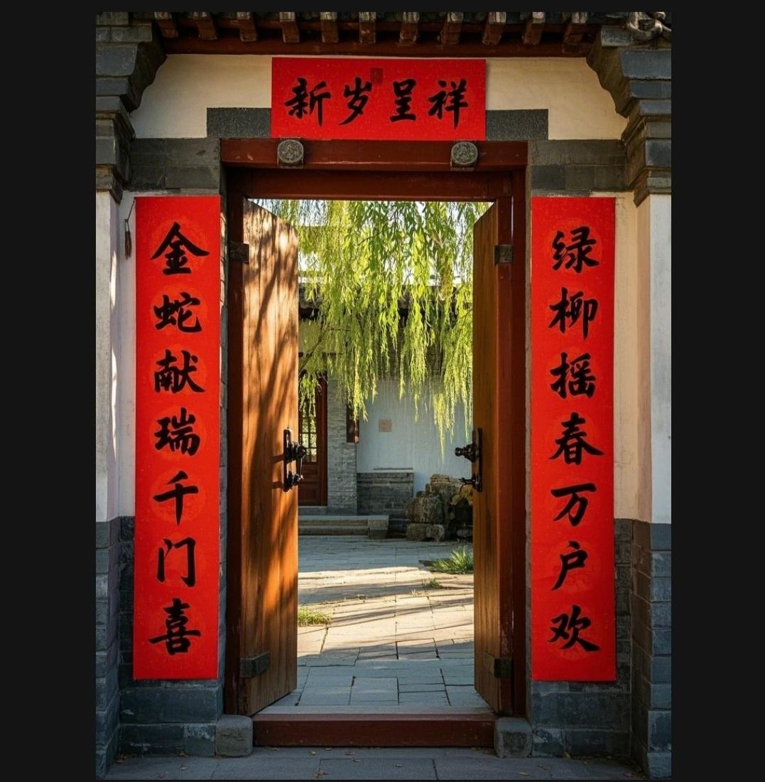 原创对联贺新年[烟花][烟花][福][招财进宝]
上联：金龙辞岁，瑞雪丰年添福运