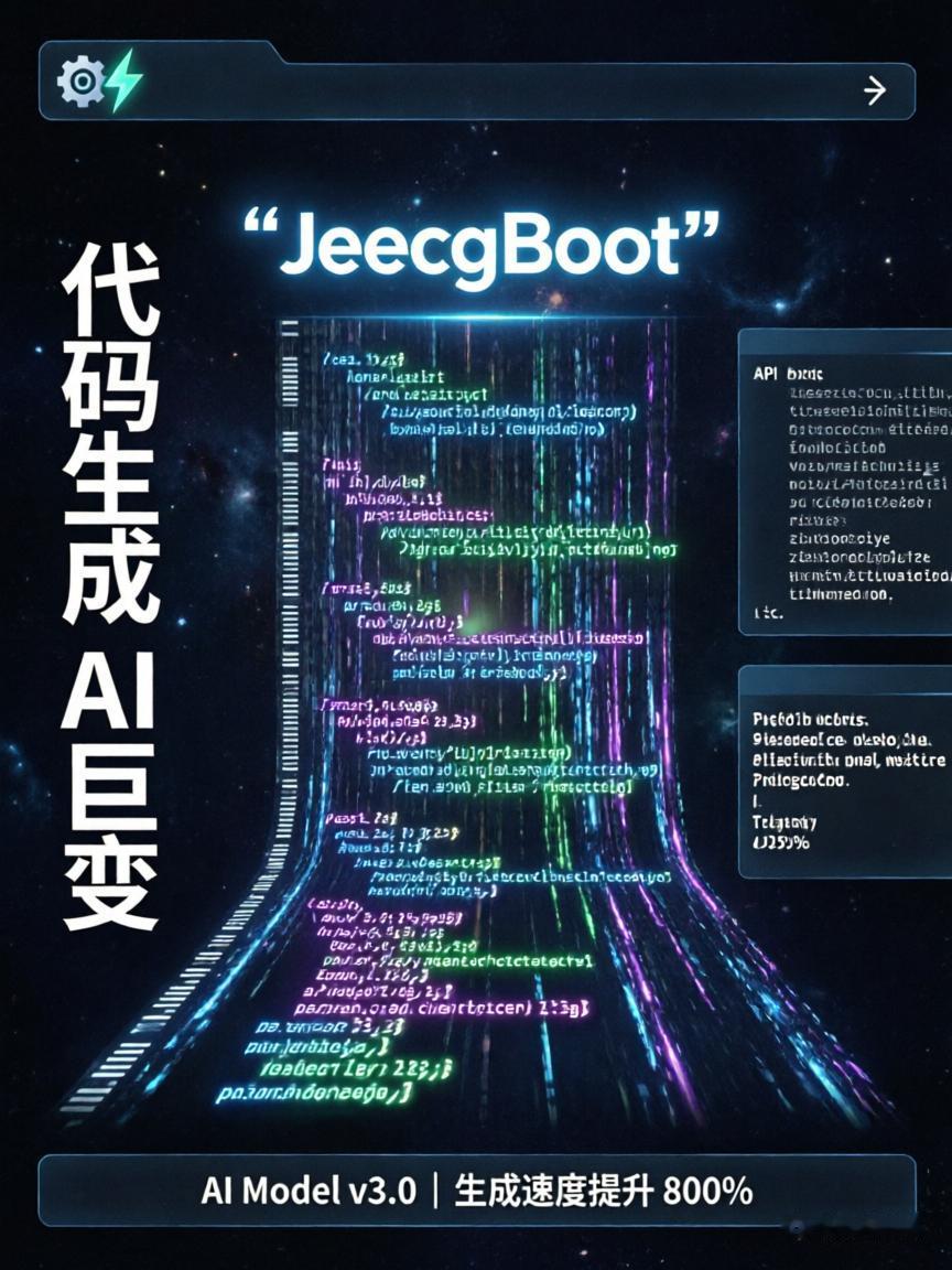 一句话生成整个模块，JeecgBoot 代码生成迎来 AI 巨变！ 
