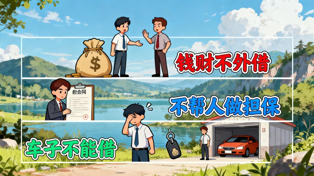 你想好好过日子要三不做：
1、钱财不外借，借钱时是朋友，还钱时是仇人。
2、不帮