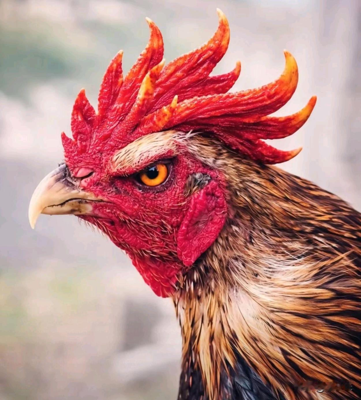 这公鸡也太威武了吧