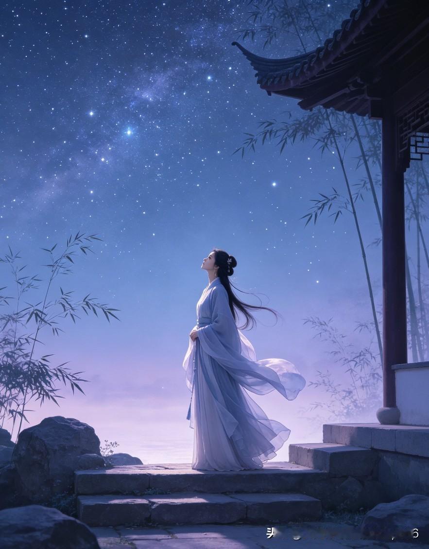 上联:  天上繁星点点似梦
下联:  红尘往事浅浅如烟

抬眼是星河漫漫，低头是