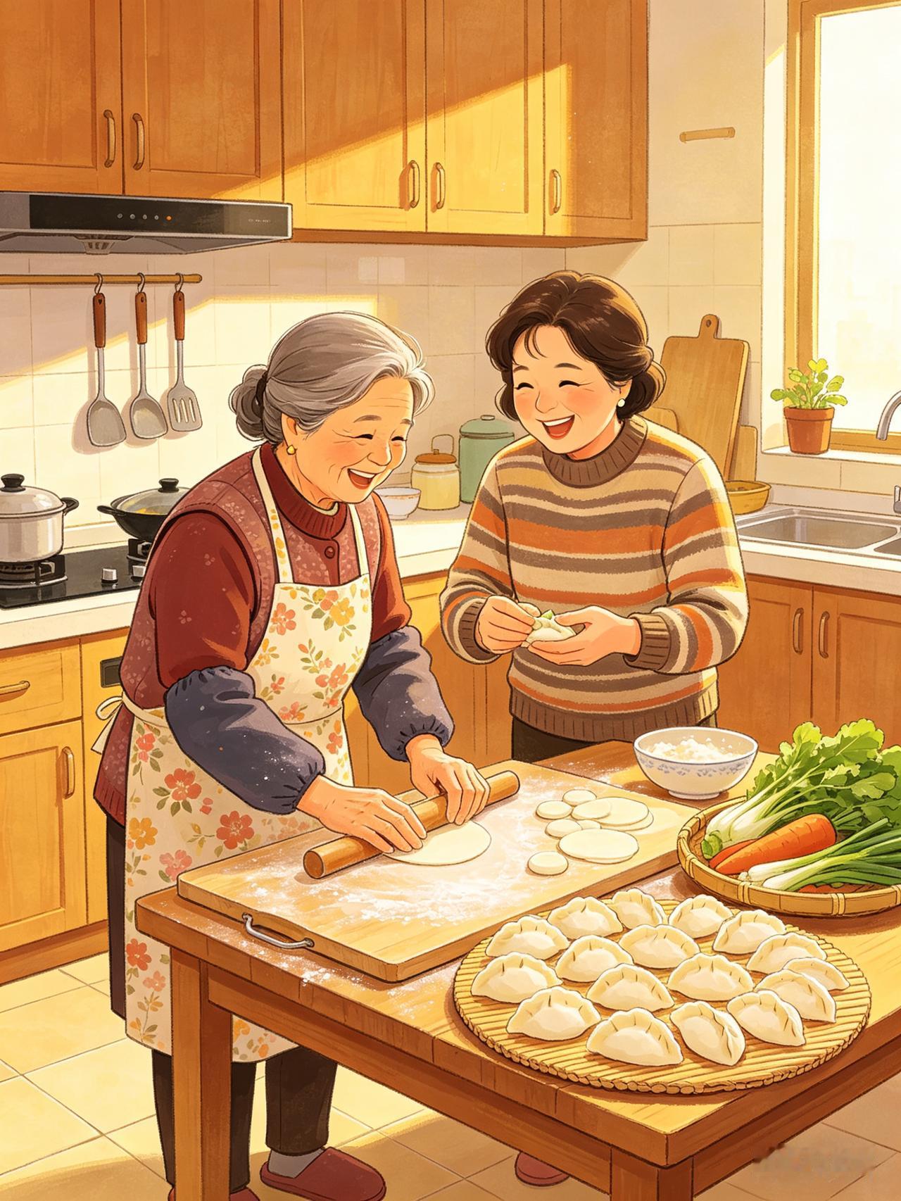 俩亲家处成这样，我是第一次见。

我闺蜜这人，我是真心佩服。

她高知退休，退休