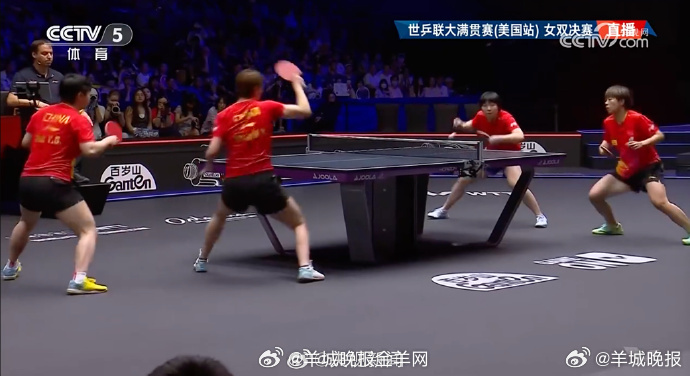 #孙颖莎王曼昱女双亚军# 【#孙颖莎王曼昱无缘女双冠军#，“海产姐妹”本站赛事颗