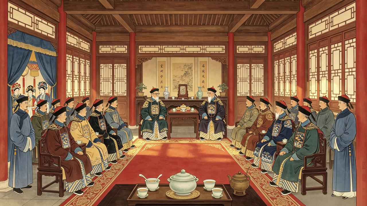 清代巡抚是一省地方最高长官，学台（提督学政）是皇帝直接派出的钦差，主管全省科举与