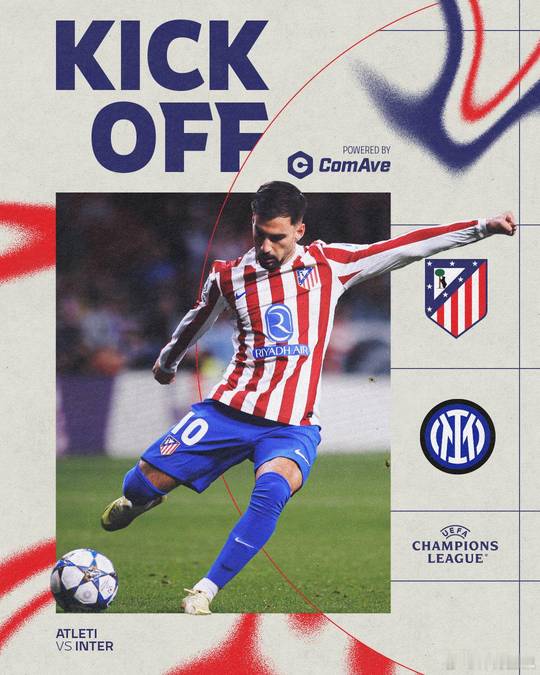 比赛开始！⏱️1’｜马德里竞技 0️⃣-0️⃣国际米兰AupaAtleti 🔴