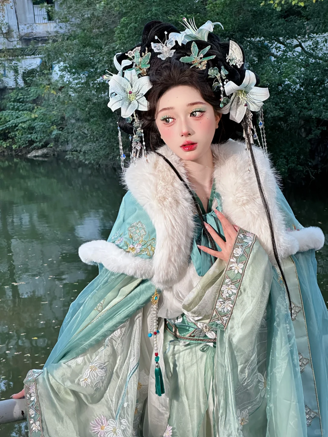冬天一定要拍“百合花神”真的好仙！