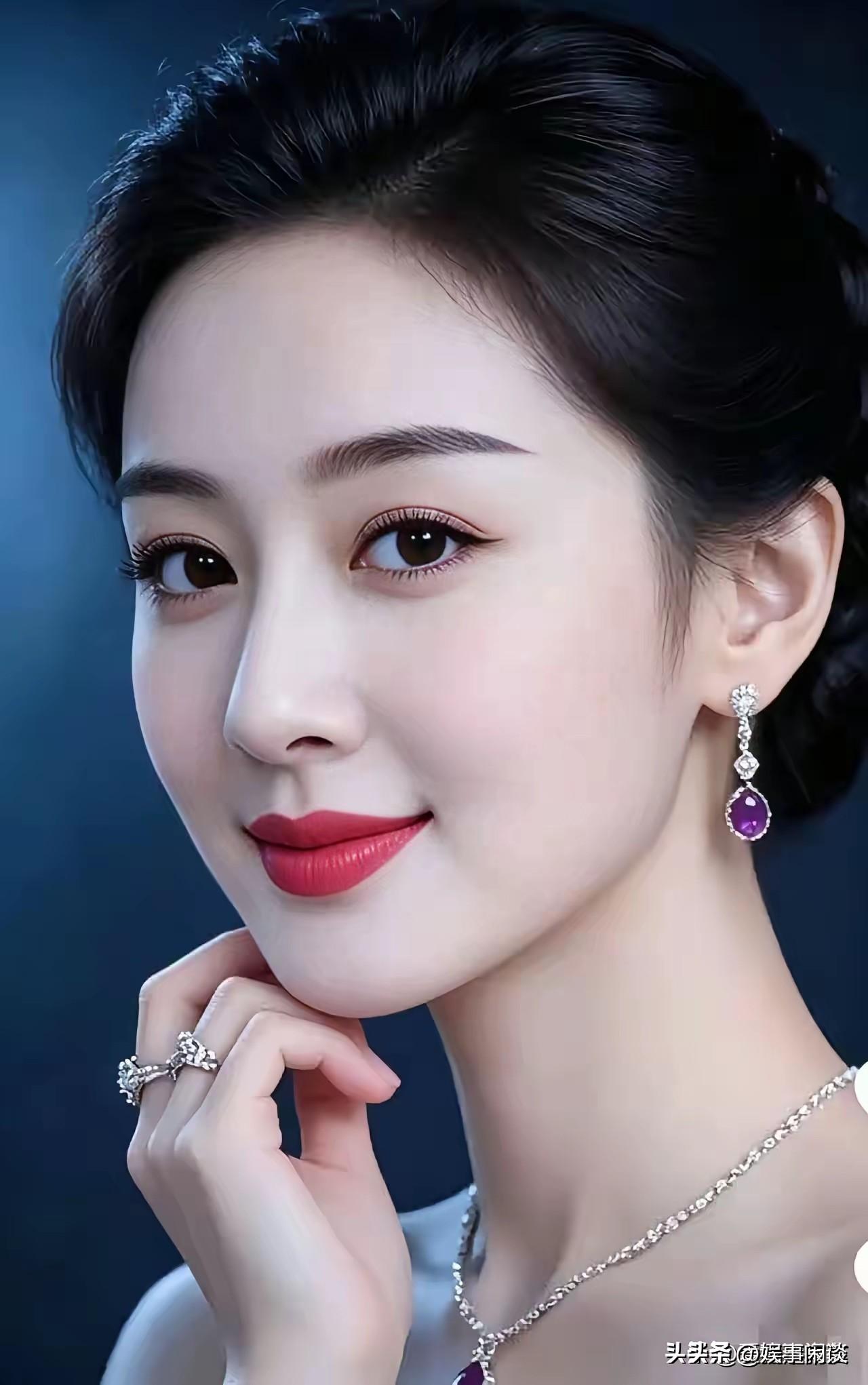 优雅红唇，闪耀珠宝，尽显女性魅力！💄✨💎红唇美人照