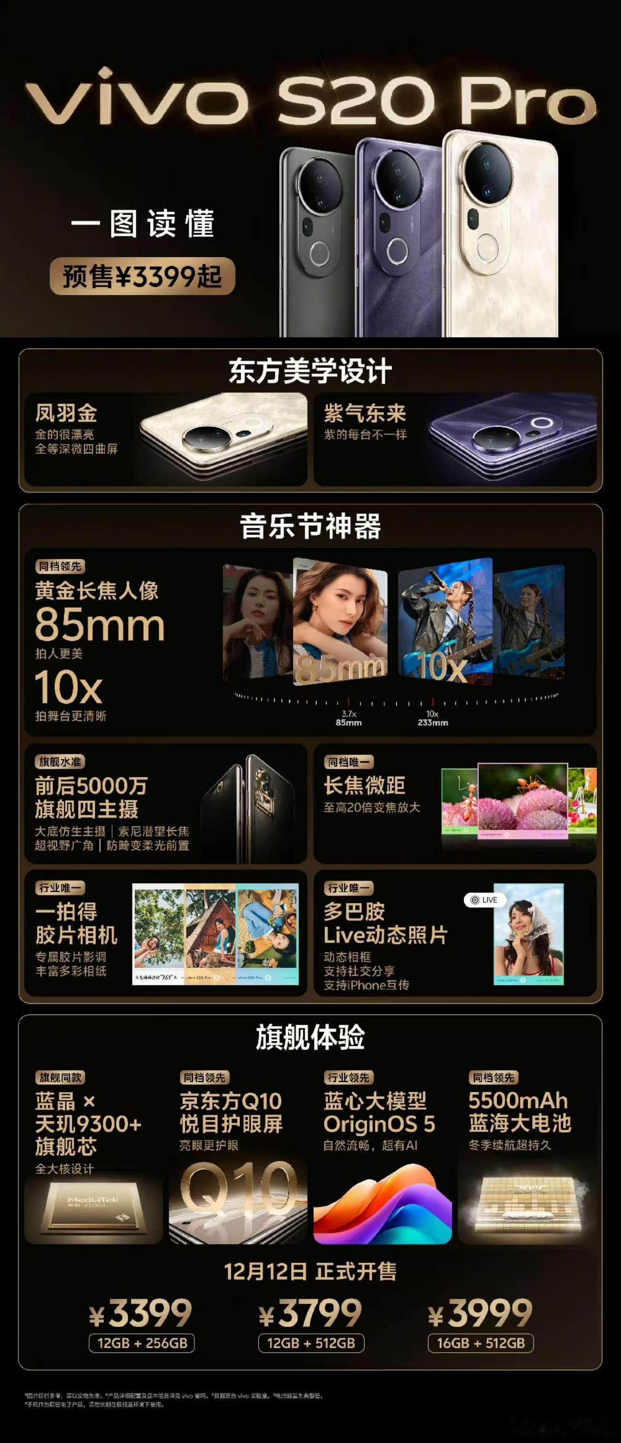 标准版2299起，Pro版3399起，vivo S20发布会总结来了，主打轻薄大
